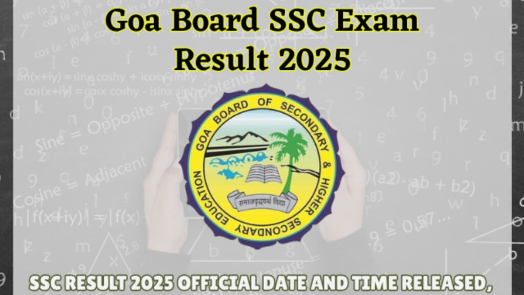 Goa Board SSC Result 2025