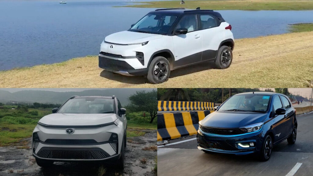 Great Discounts on Electric Cars Nexon EV, Punch EV, Tiago EV and Curve EV