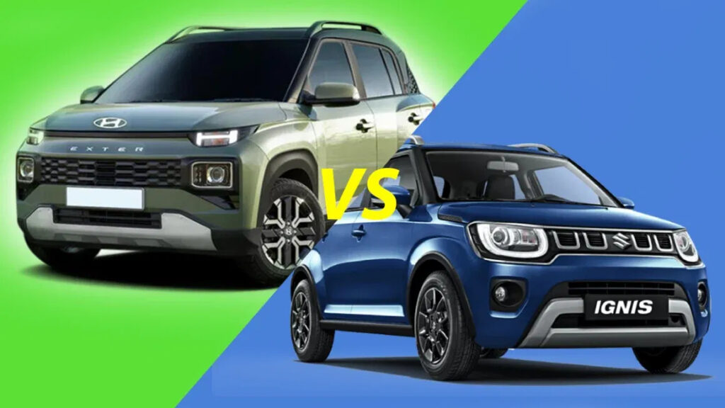 Hyundai Exter vs Maruti Ignis