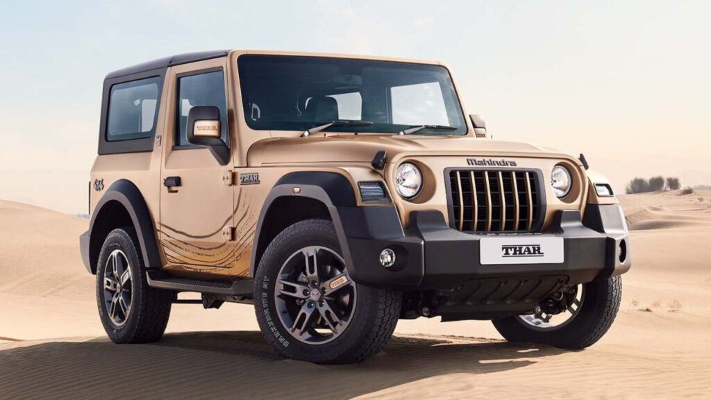 Mahindra Thar 3-Door Lineup Revamped