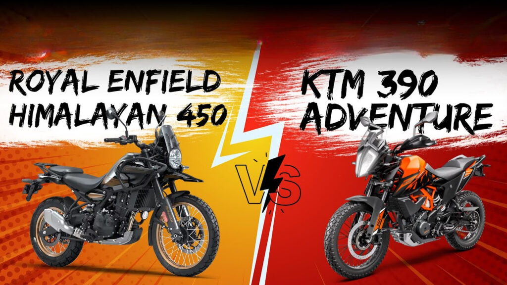 Royal Enfield Himalayan 450 vs KTM Adventure 390
