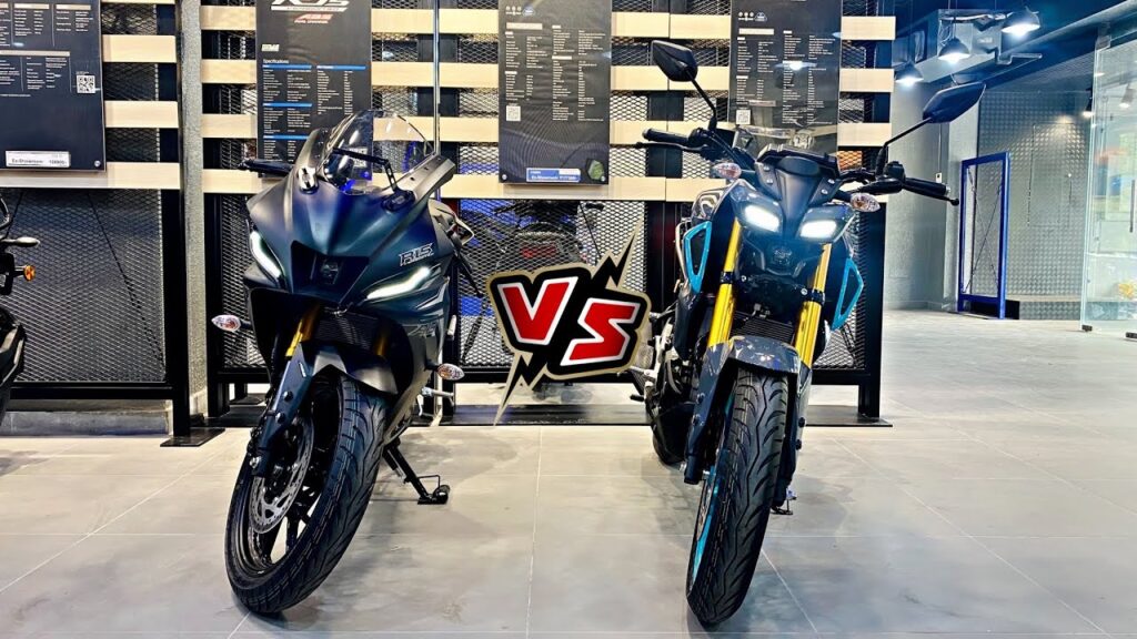Yamaha MT 15 V2 vs Yamaha R15 V4
