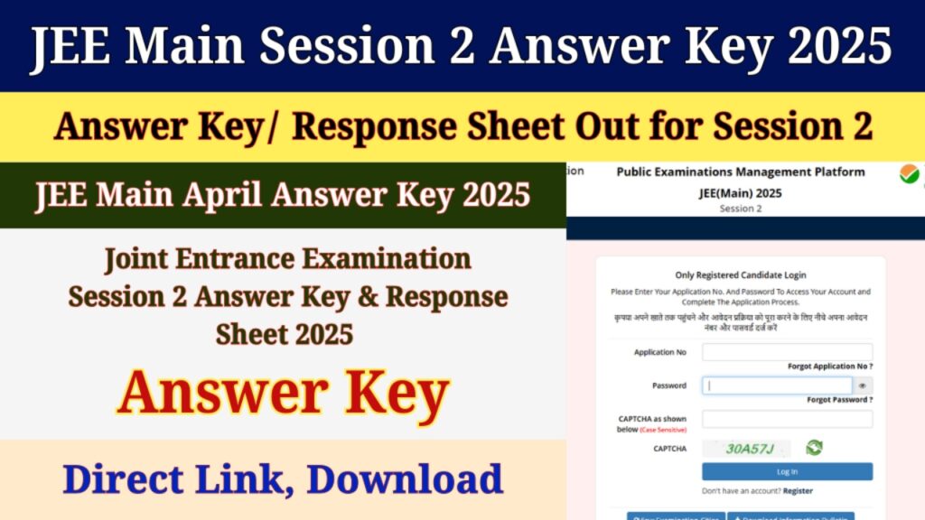 JEE Mains 2025 Final Answer Key is Out