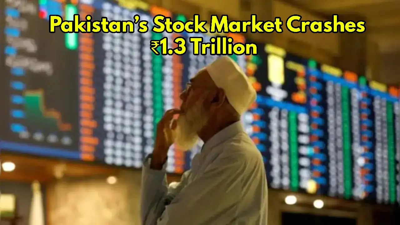 Pakistan’s Stock Market Crashes ₹1.3...
