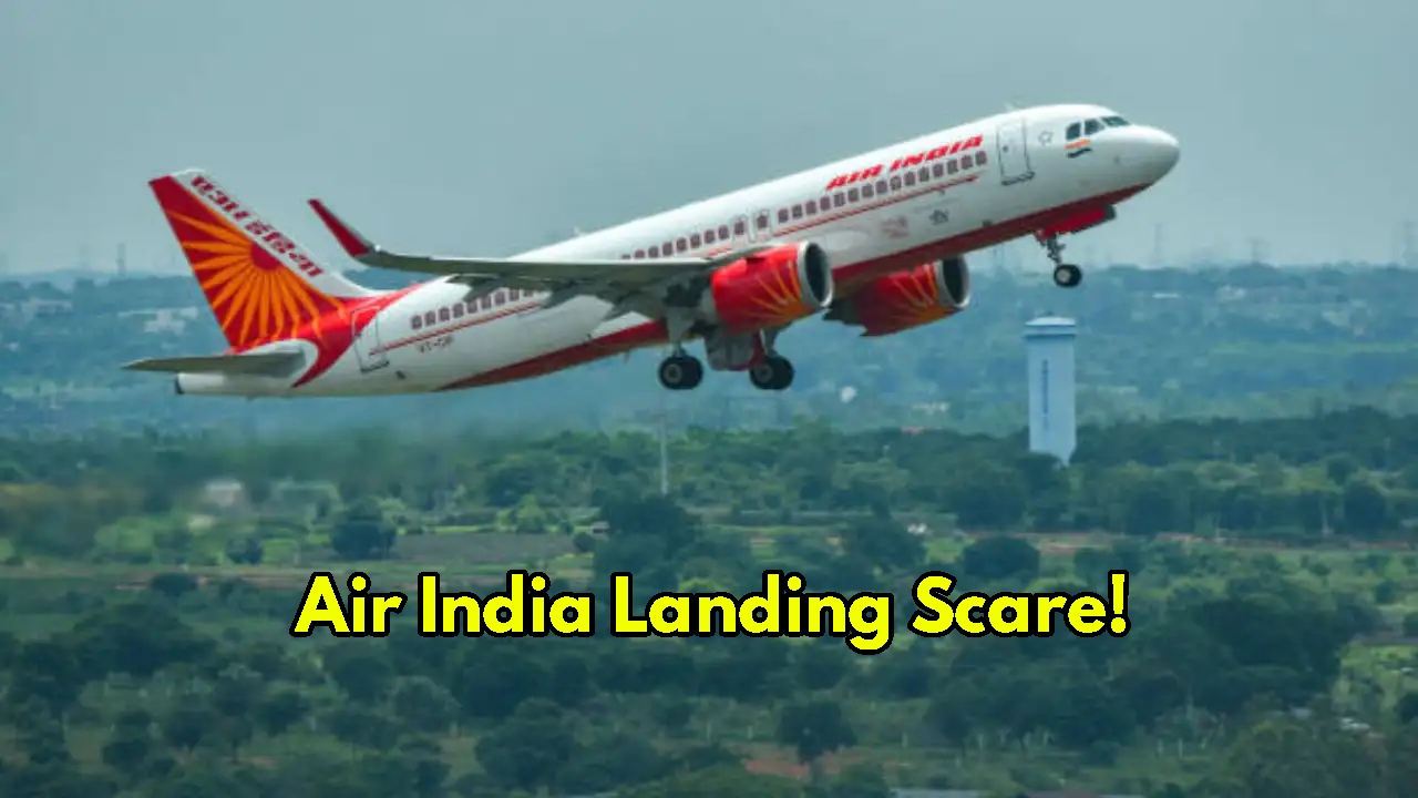Air India Aborts Landing at...