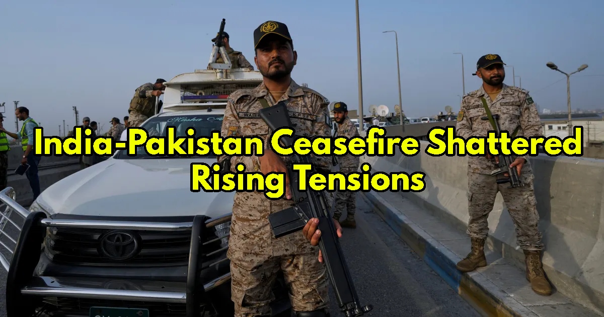 India-Pakistan Ceasefire Shattered: Missiles, Drones,...