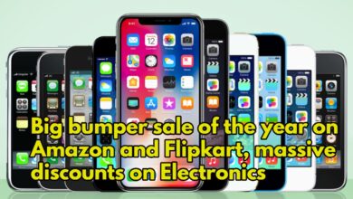 Big bumper sale of the year on Amazon and Flipkart, massive discounts on electronics 
