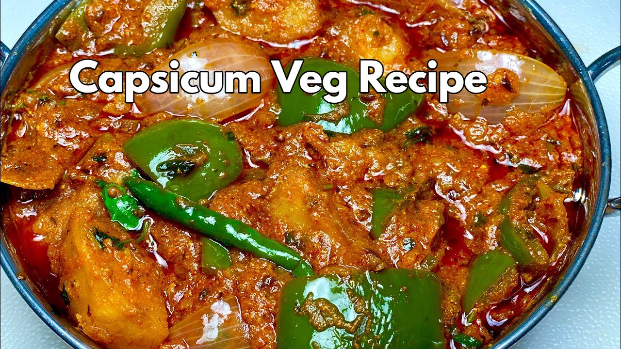 Capsicum Veg Recipe ,Spicy Shimla...