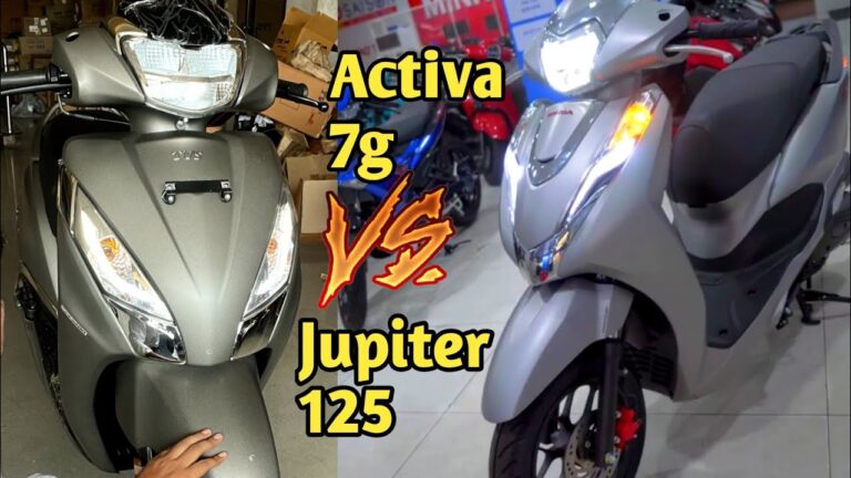 Honda Activa 7G vs TVS Jupiter 125