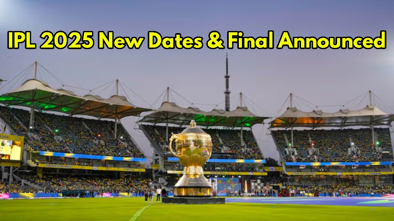 IPL 2025 New Schedule Out:...
