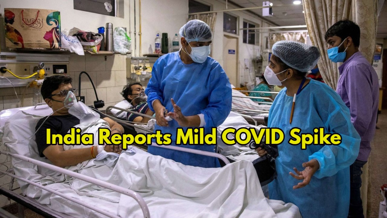 India Sees Mild COVID-19 Spike:...