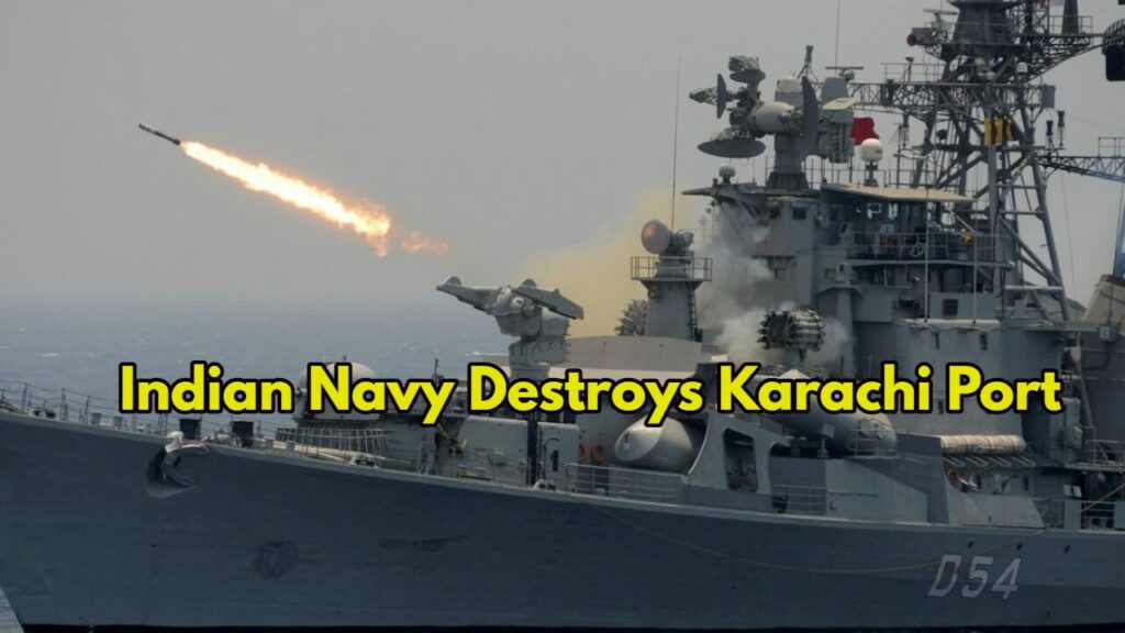Indian Navy Destroys Karachi Port