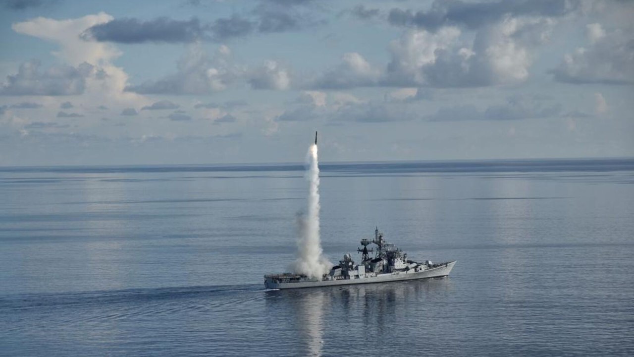 Indian Navy Firing