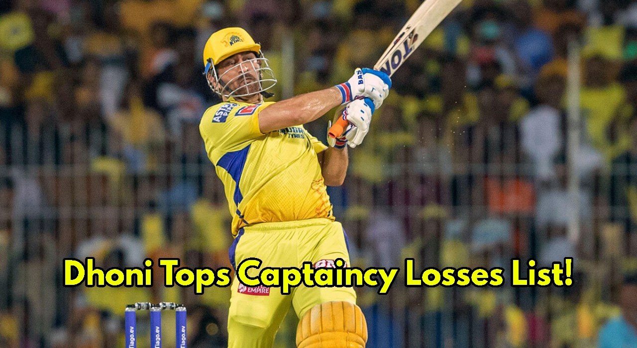 MS Dhoni Has Most IPL...