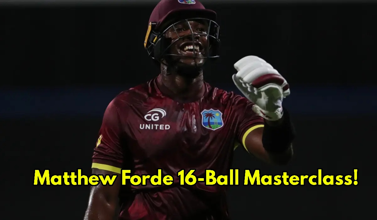 Matthew Forde Equals Fastest ODI...