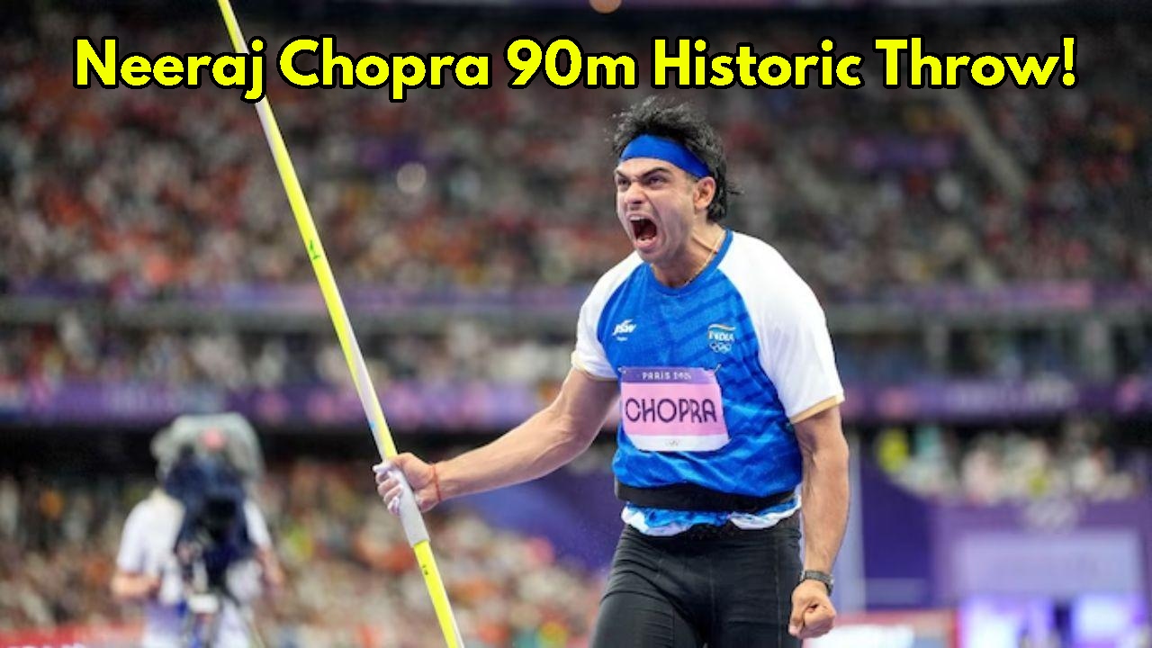 Neeraj Chopra Breaks 90m Barrier,...