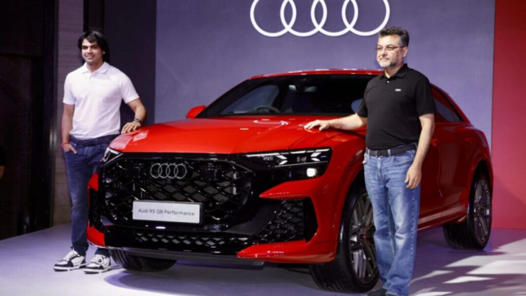 Niraj chopra with audi