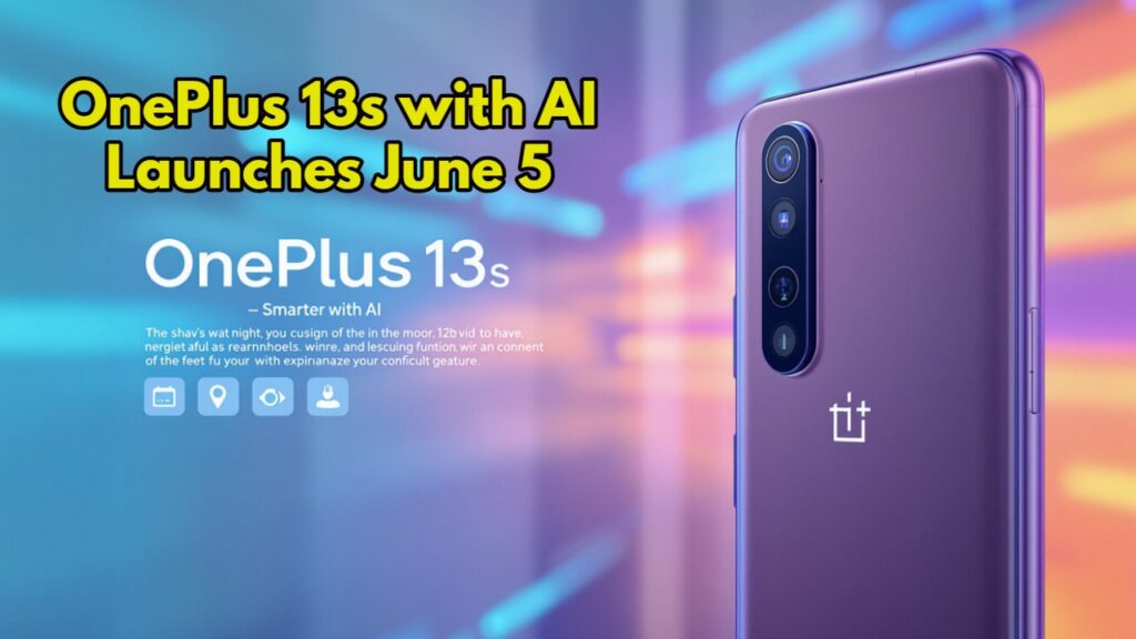 OnePlus 13s with AI Launches June 5
