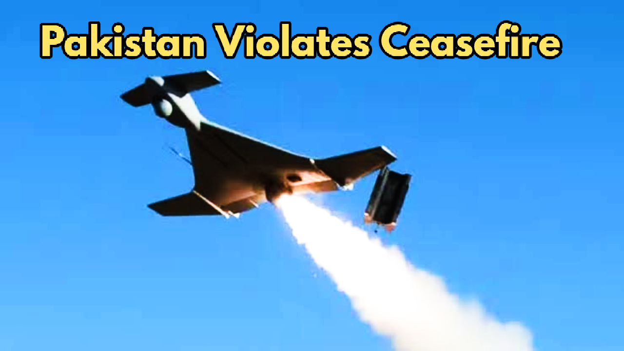 Pakistan Violates Ceasefire with Drone...