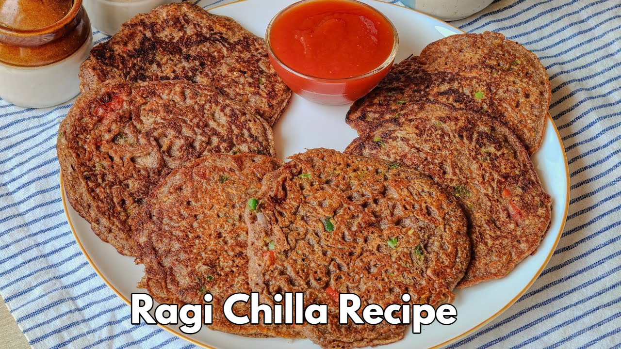 Healthy Ragi Chilla Recipe ,...