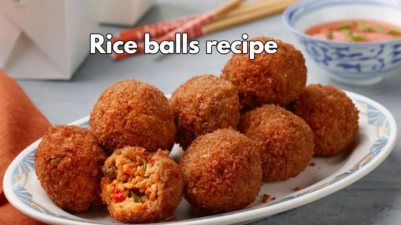Spicy Masala Rice Balls ,...