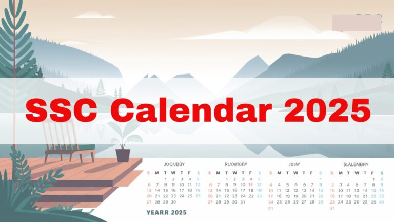 SSC New Exam Calendar 2025 Released