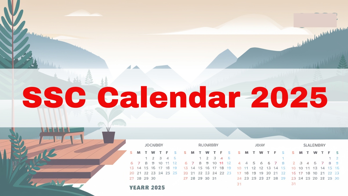 SSC New Exam Calendar 2025...