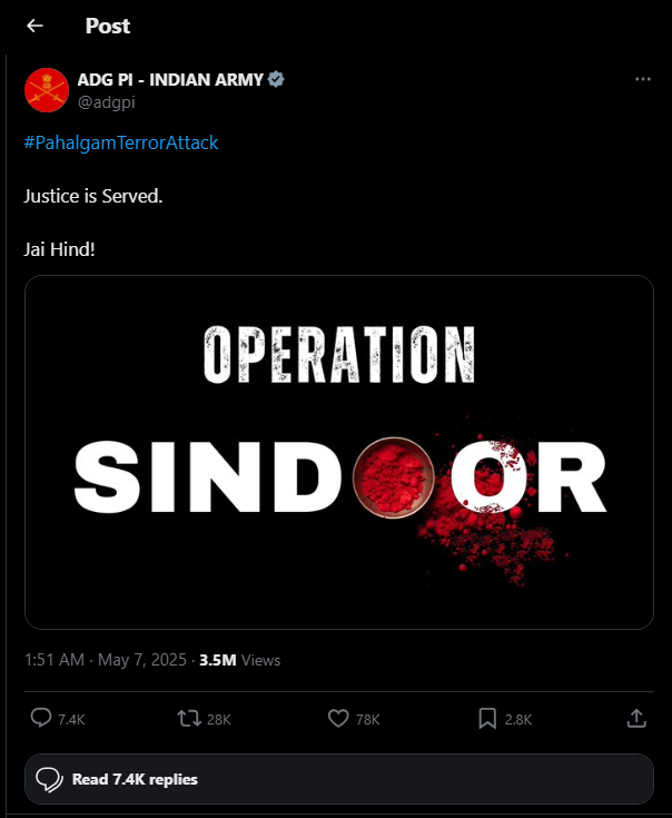 Operation Sindoor 