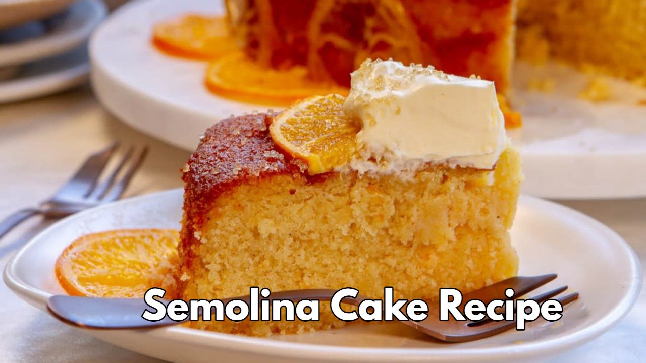 Eggless Rava Cake Recipe ,...