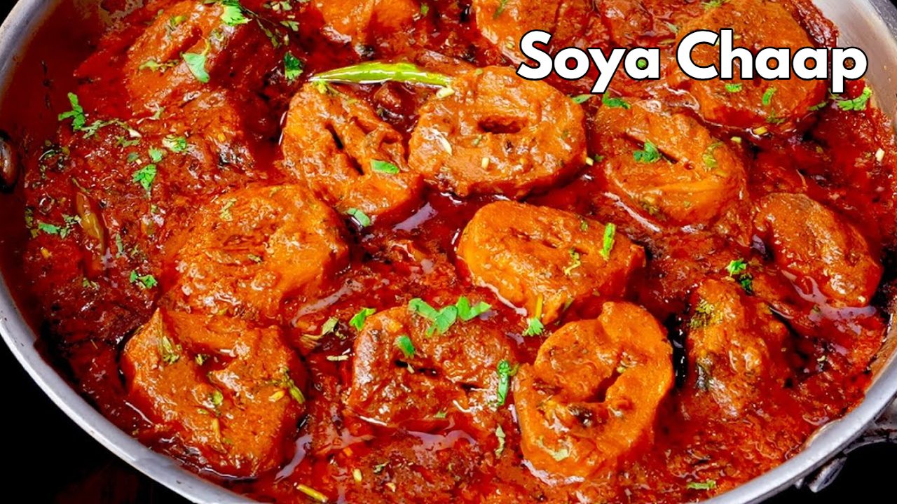 Soya Chaap Recipe , Juicy,...