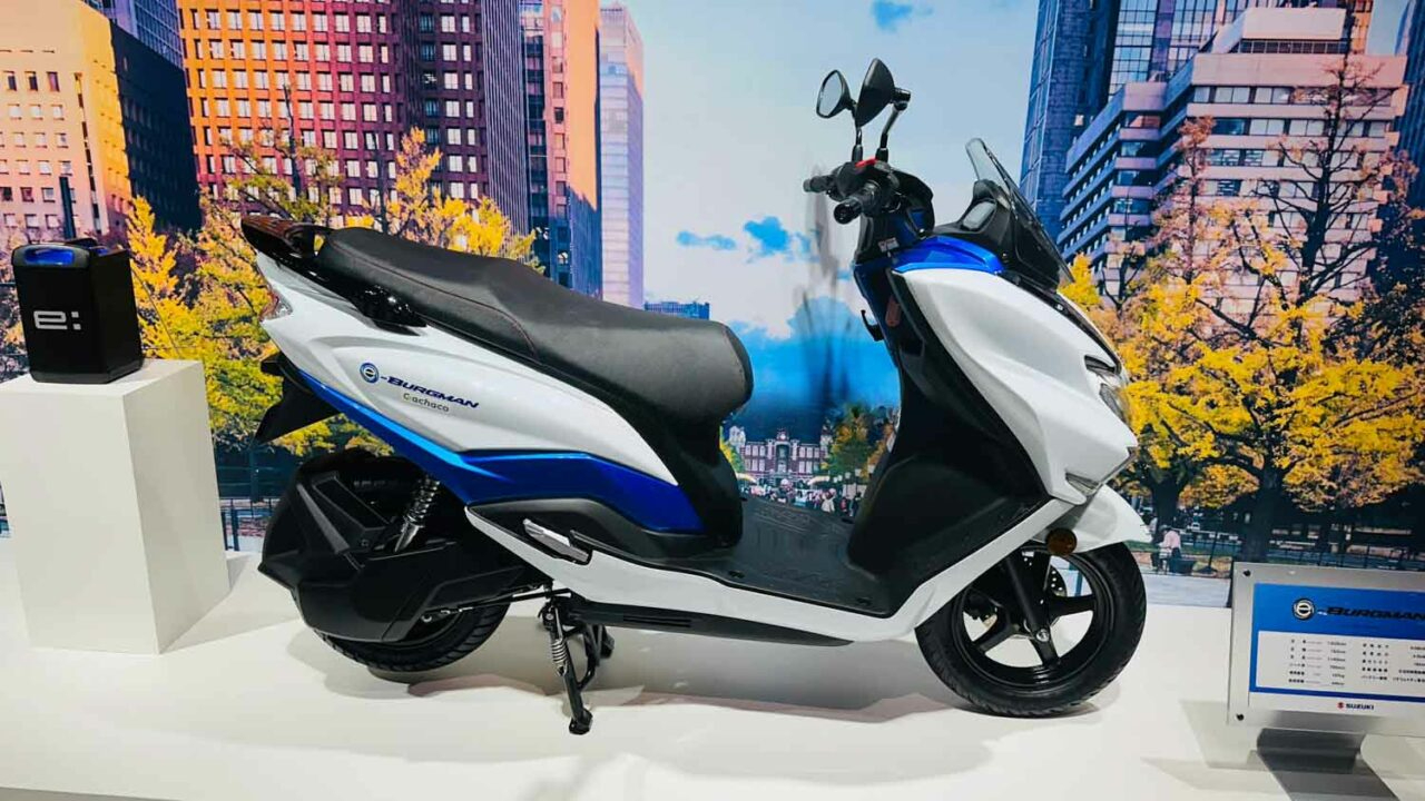 Suzuki e-Access Electric Scooter Production...
