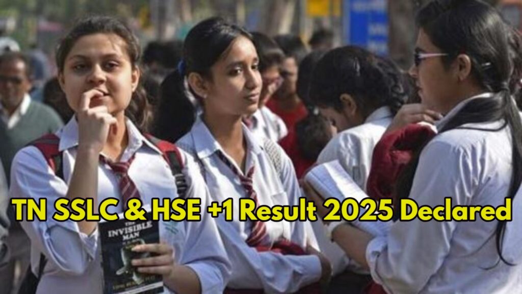 TN SSLC & HSE +1 Result 2025 Declared