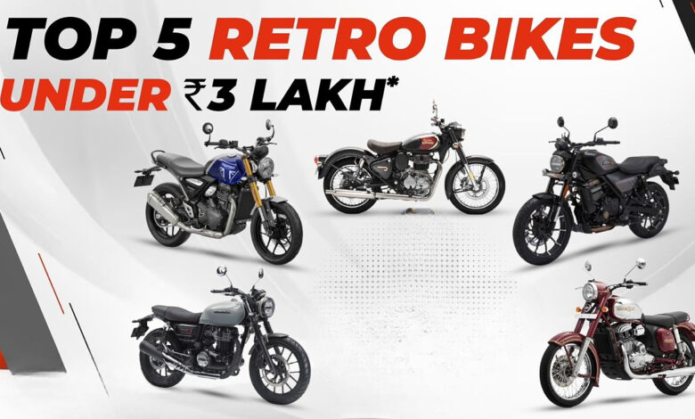 Top 4 Retro Bikes Under Rs 3 Lakhs