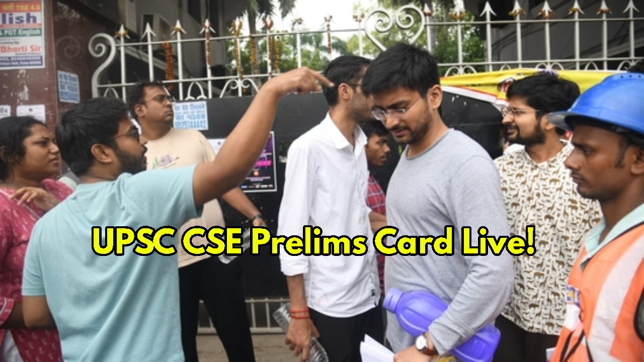 UPSC CSE Prelims Admit Card...