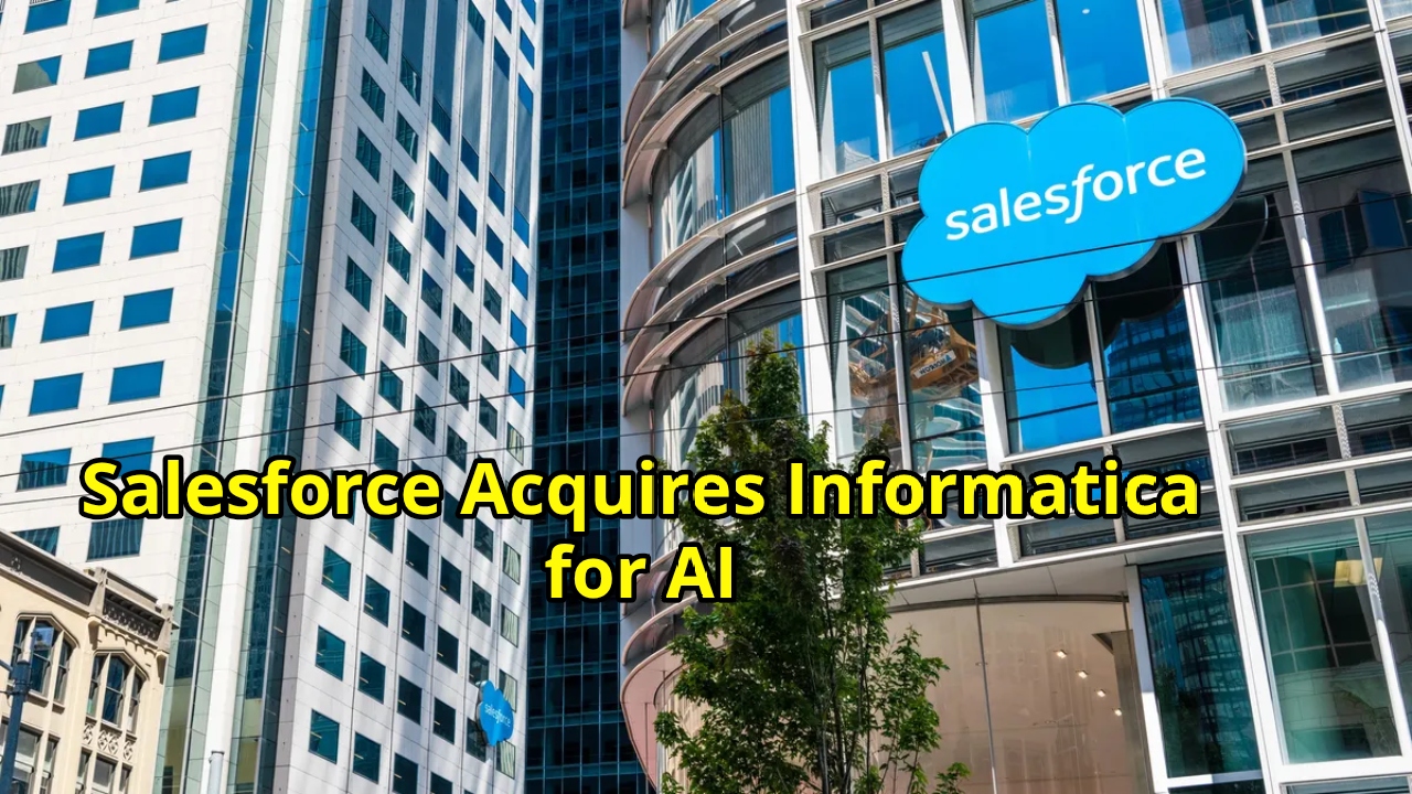 Salesforce Buys Informatica for $8B...