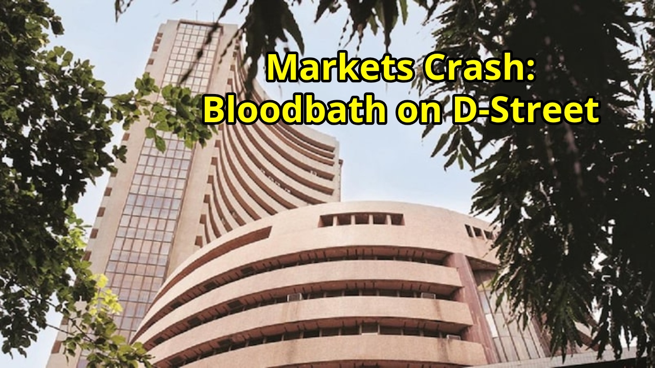 Sensex Slumps Sharply over