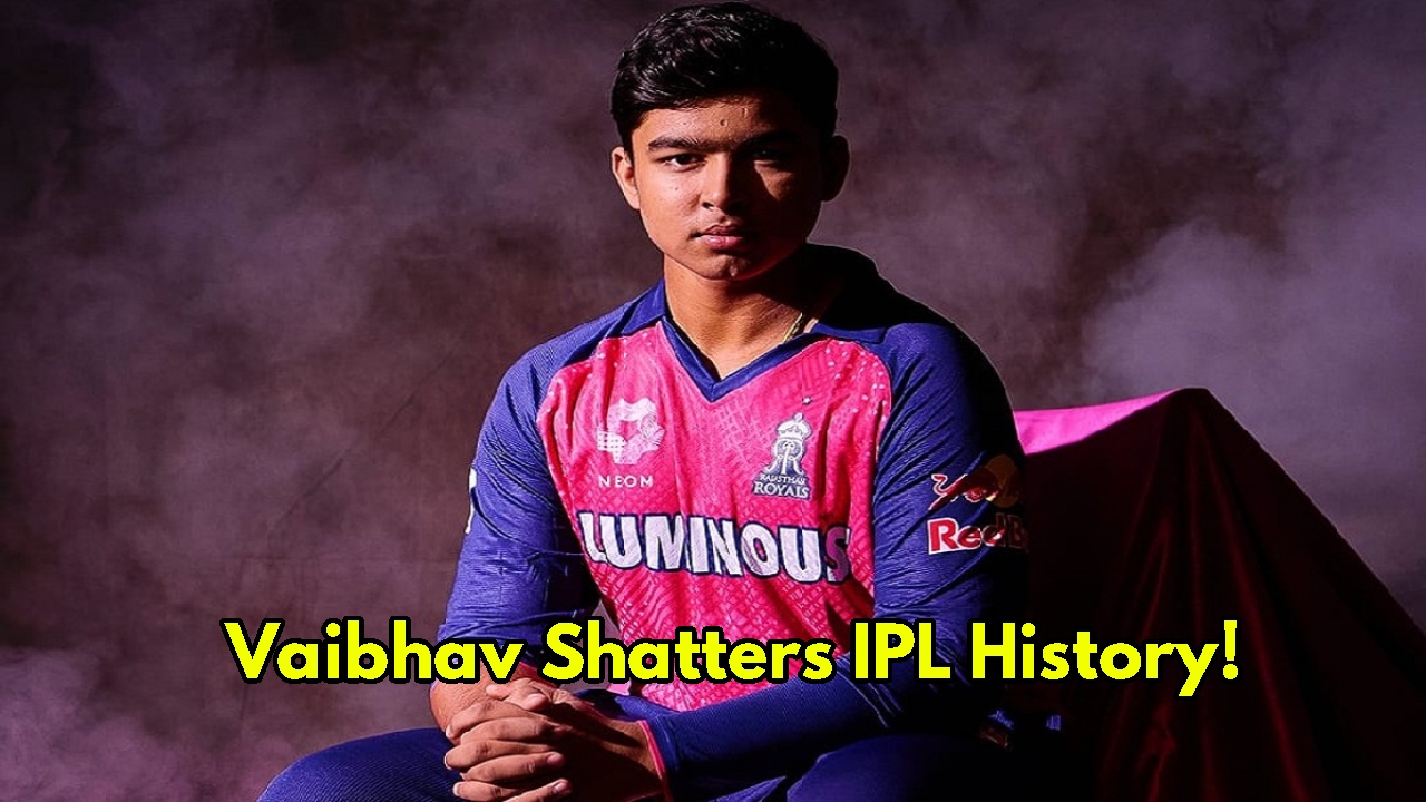 14-Year-Old Vaibhav Breaks IPL Strike...