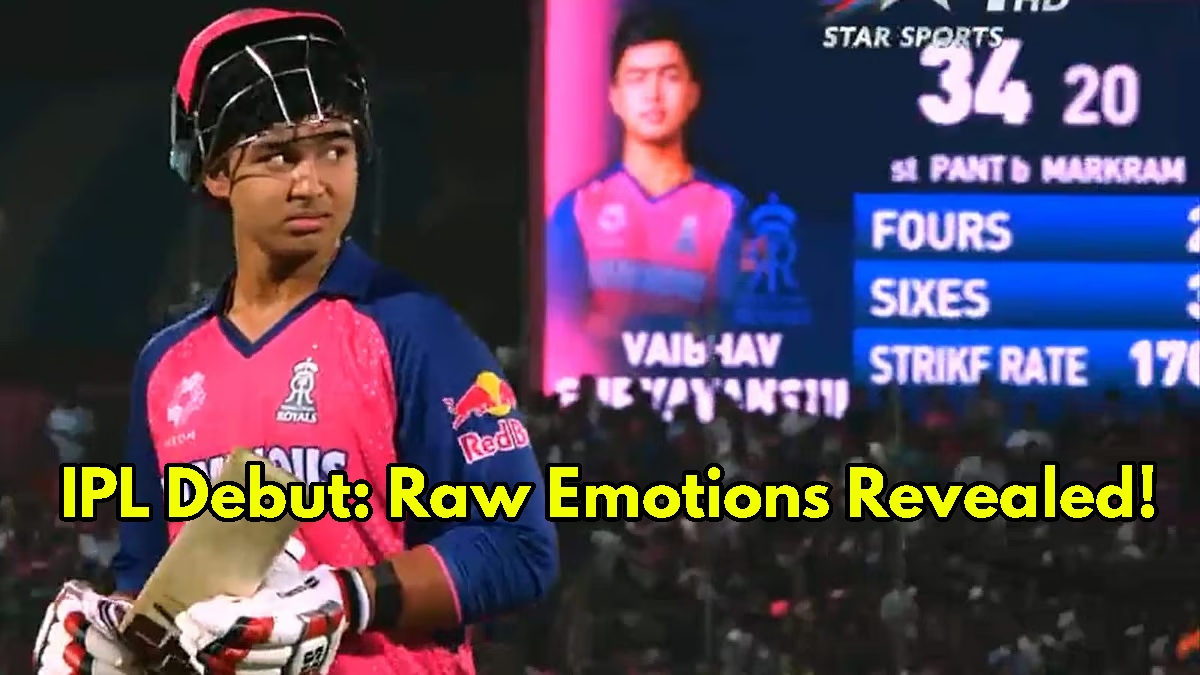 Vaibhav Suryavanshi IPL Debut: Truth...