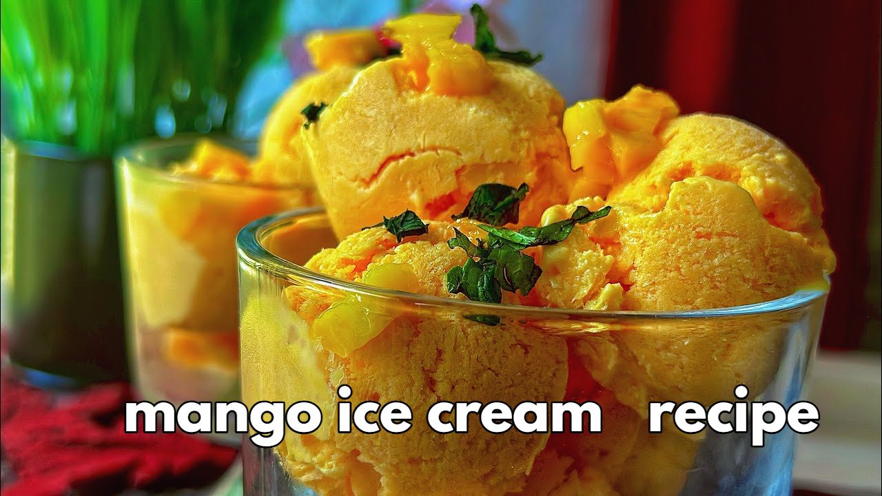 Mango Ice Cream Recipe ,...