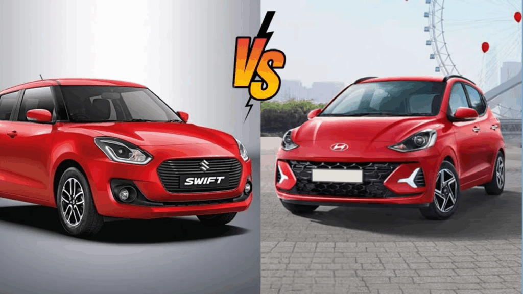 2025 Maruti Swift vs Hyundai Grand i10
