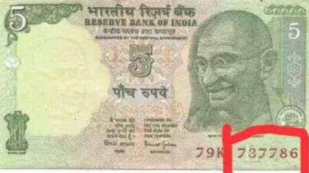 5 Rs Note