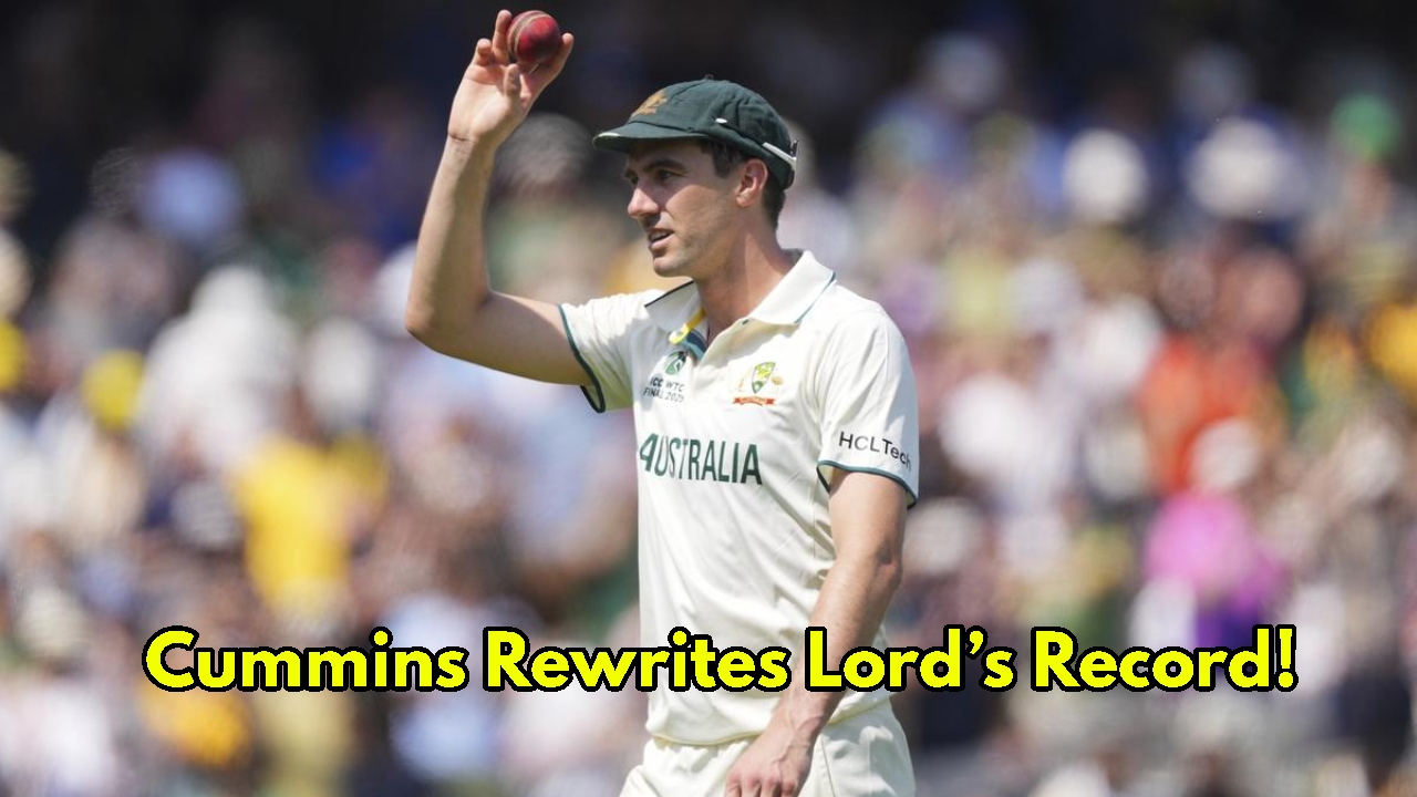 Pat Cummins Makes Lord’s History...