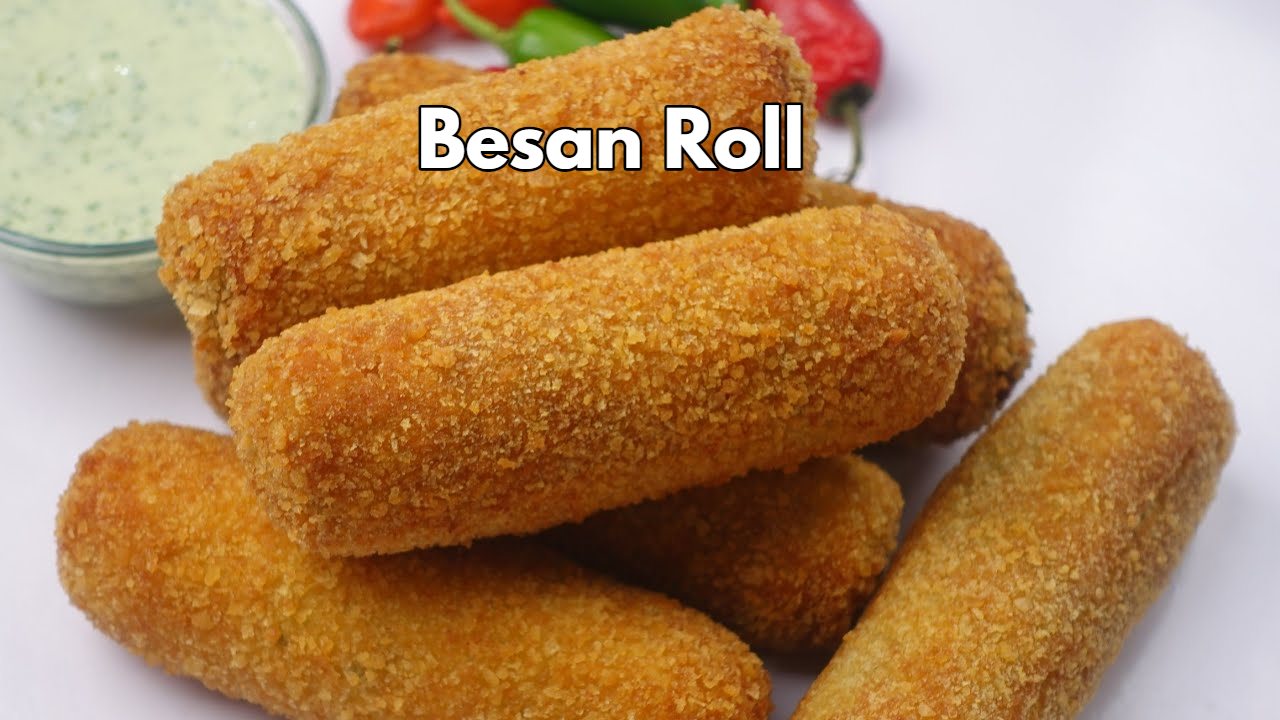 Besan Roll Recipe , High-Protein,...