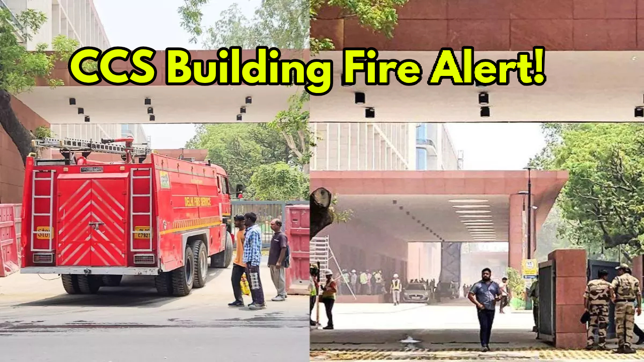 Massive Fire at CCS Building...