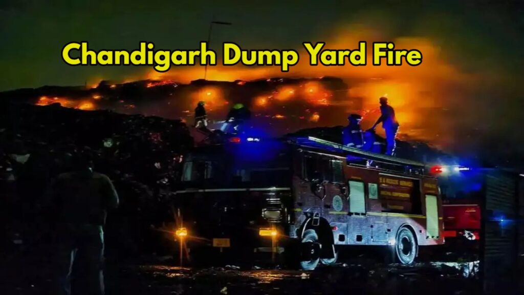 Chandigarh Dump Yard Fire
