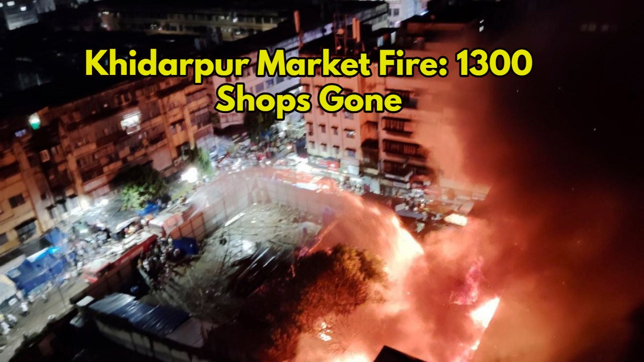 Kolkata Khidarpur Market Fire: 1300...