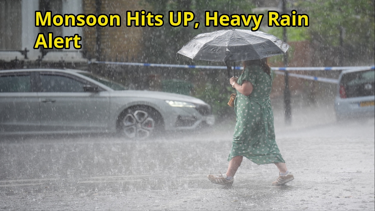Monsoon Hits UP, Heavy Rain Alert