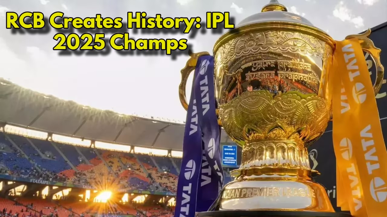 History Created: RCB Wins IPL...