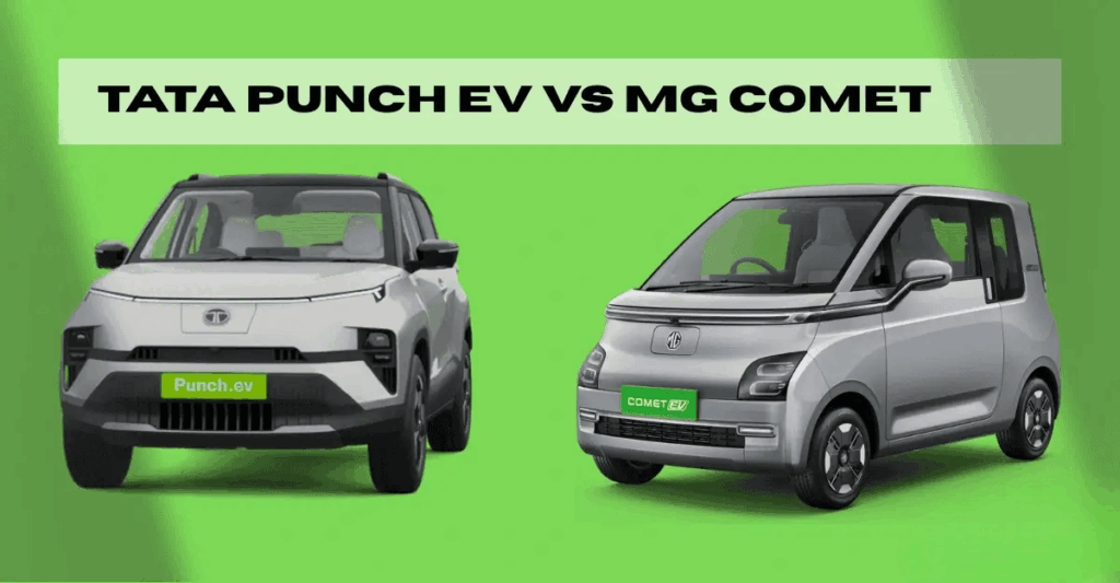 Tata Punch EV vs MG Comet EV