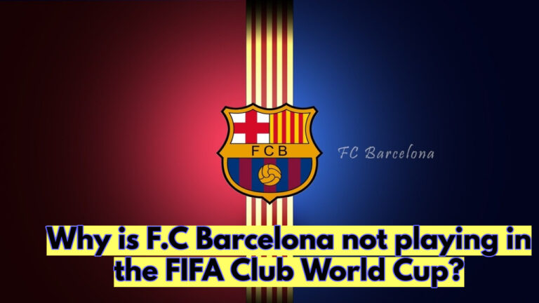Why is Barcelona not playing in the FIFA Club World Cup?